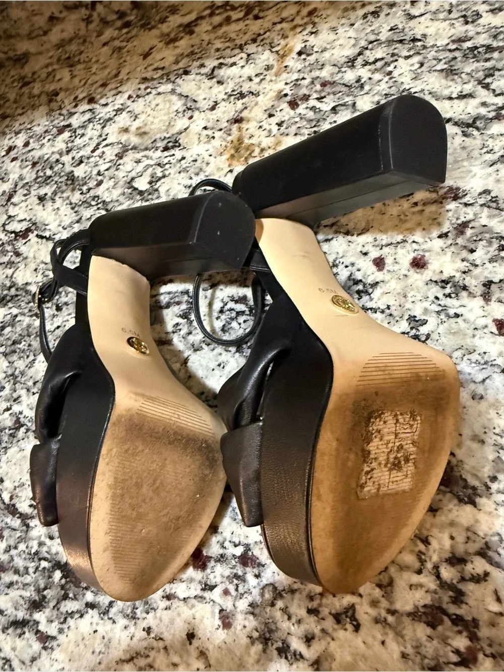 Michael Kors Josie Ankle Strap Platform Sandal 6.5